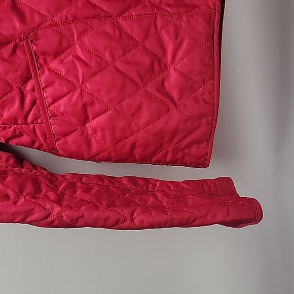 Burberry quilted field jacket medium pink/redish - Picture 3 of 12